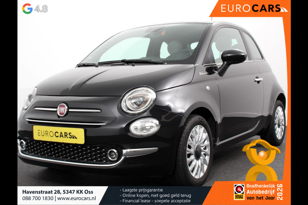 Fiat 500 1.0 Hybrid 69pk Dolcevita Navigatie Apple Carplay/Android Auto Panoramadak Parkeersensor achter Cruise Control Climate Control