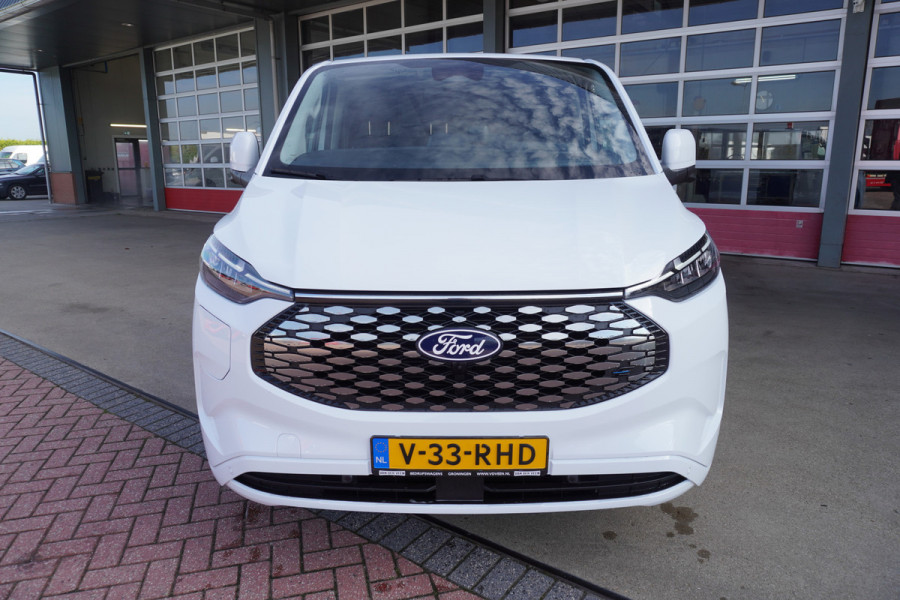 Ford E-Transit Custom 340L L2H1 Limited 71 kWh/218PK Automaat Schuifdeur L+ R nr. V070 | Climate | Adap.Cruise | Navi | Leer | Camera |Pro Powerpack