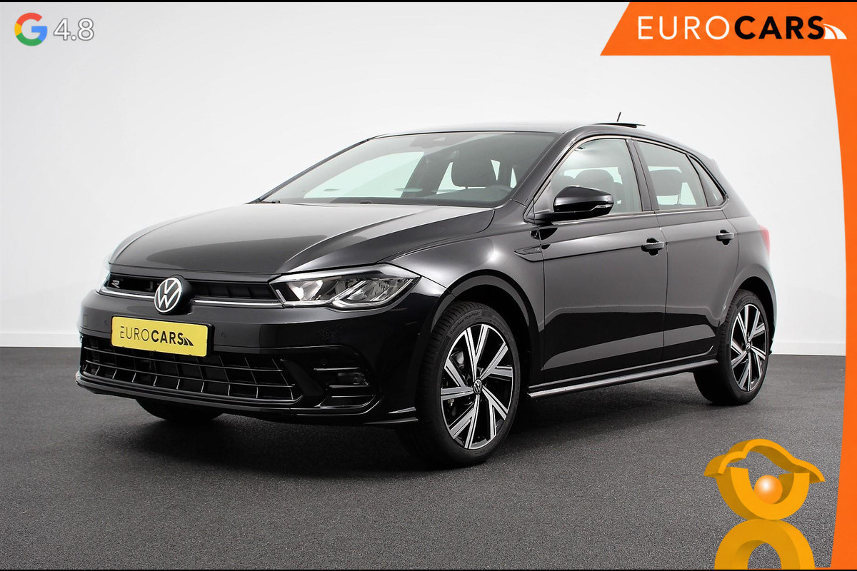 Volkswagen Polo 1.0 TSI DSG R-Line Panorama dak Navigatie App Connect Climate Control Parkeer sensoren Camera Cruise control adaptive Lichtmetalen velgen