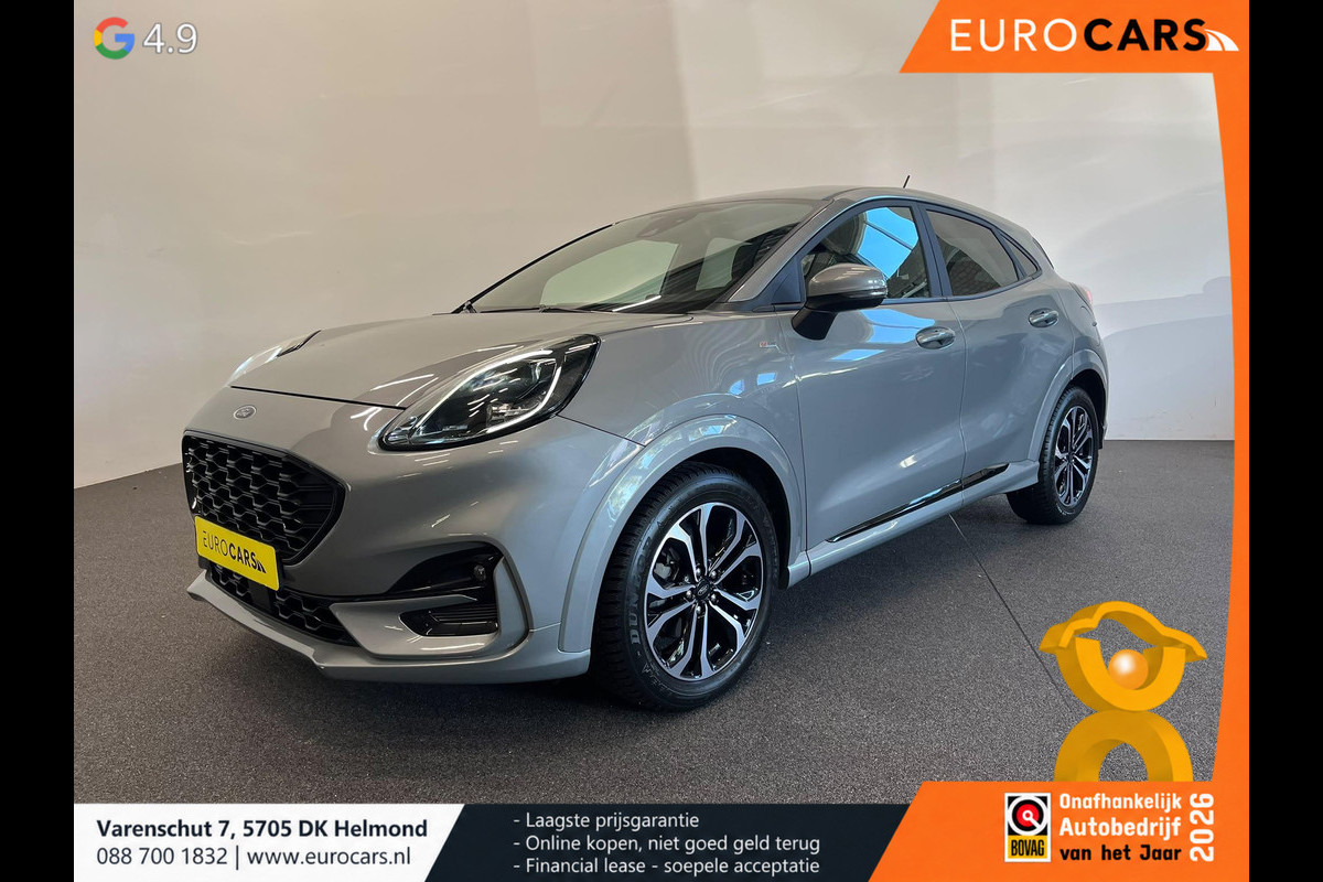 Ford Puma 1.0 EcoBoost Hybrid ST-Line Navigatie Apple Carplay Android Auto Parkeerhulp achter Cruise Control Stoel-en stuurverwarming Climate Control Lichtmetalen velgen