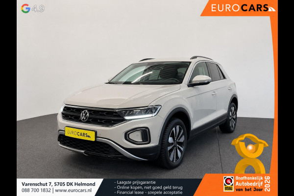 Volkswagen T-Roc 1.0 TSI 85 kW Move Discover Media Navi Digital Cockpit App-Connect DAB Climatronic Stoelverwarming Privacy Glass Park Assist Lane Assist Front Assist 17 inch LM Velgen Ascot Gray