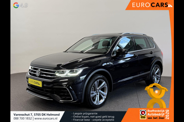 Volkswagen Tiguan 1.4 TSI eHybrid R-Line Business+ Automaat Trekhaak Panoramadak Navigatie IQ Light Stoel en Stuurverwarming Draadloze telefoonlader Digital Cockpit Climate Control Parkeersensoren 19 Inch