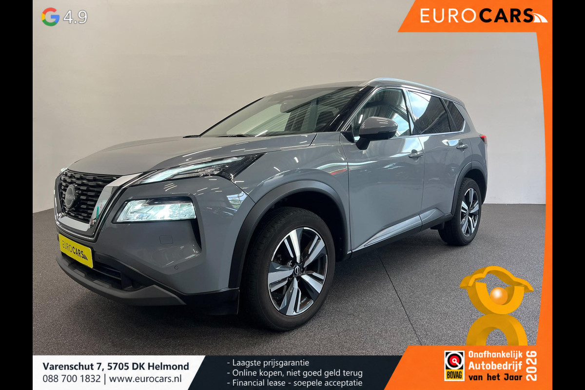 Nissan X-Trail 1.3 DIG-T Tekna 7p. Climate control Adaptieve cruise control Navigatie Panoramdak Voorstoelen verwarmd Keyless Camera Parkeersensoren Led Stuur verwarming Apple Carplay/ Android Auto