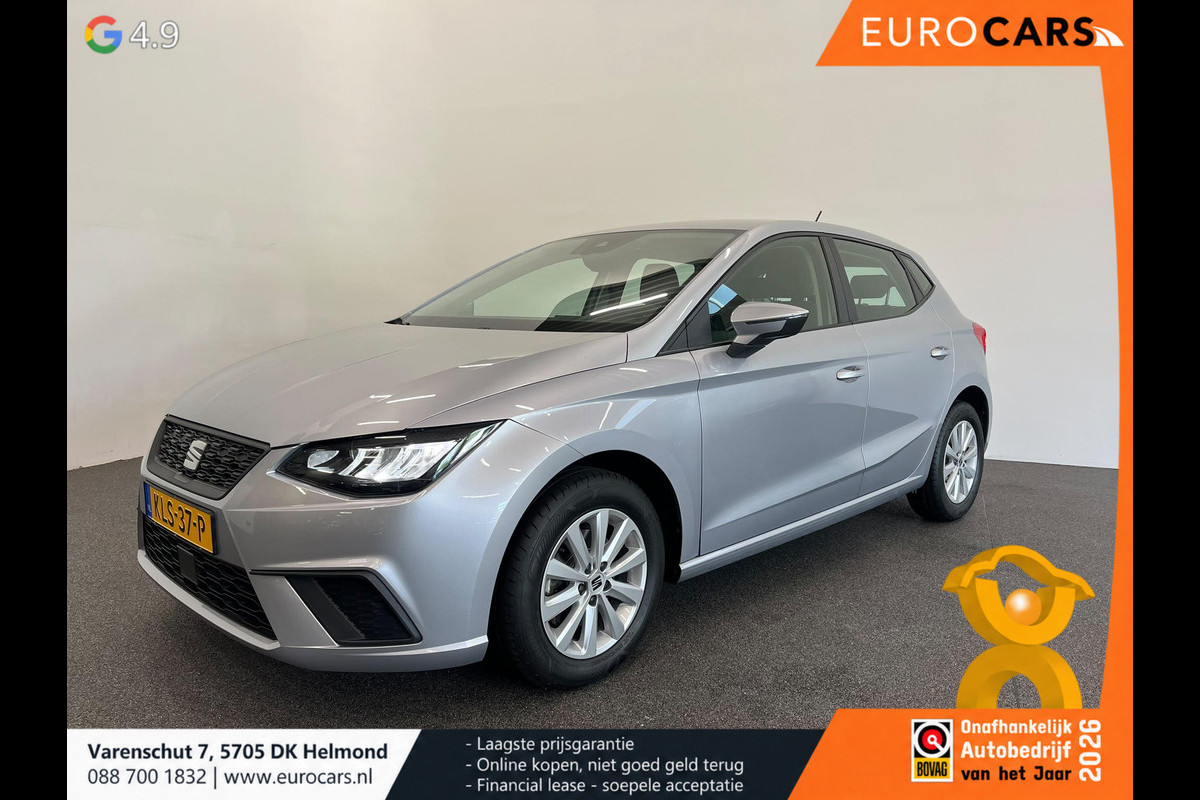 Seat Ibiza 1.0 TSI 110 pk DSG Urban Silver Full LED Navi 9,2 inch CarPlay Climatronic PDC Cruise Lane Assist Front Assist DAB+ 15 inch LMV