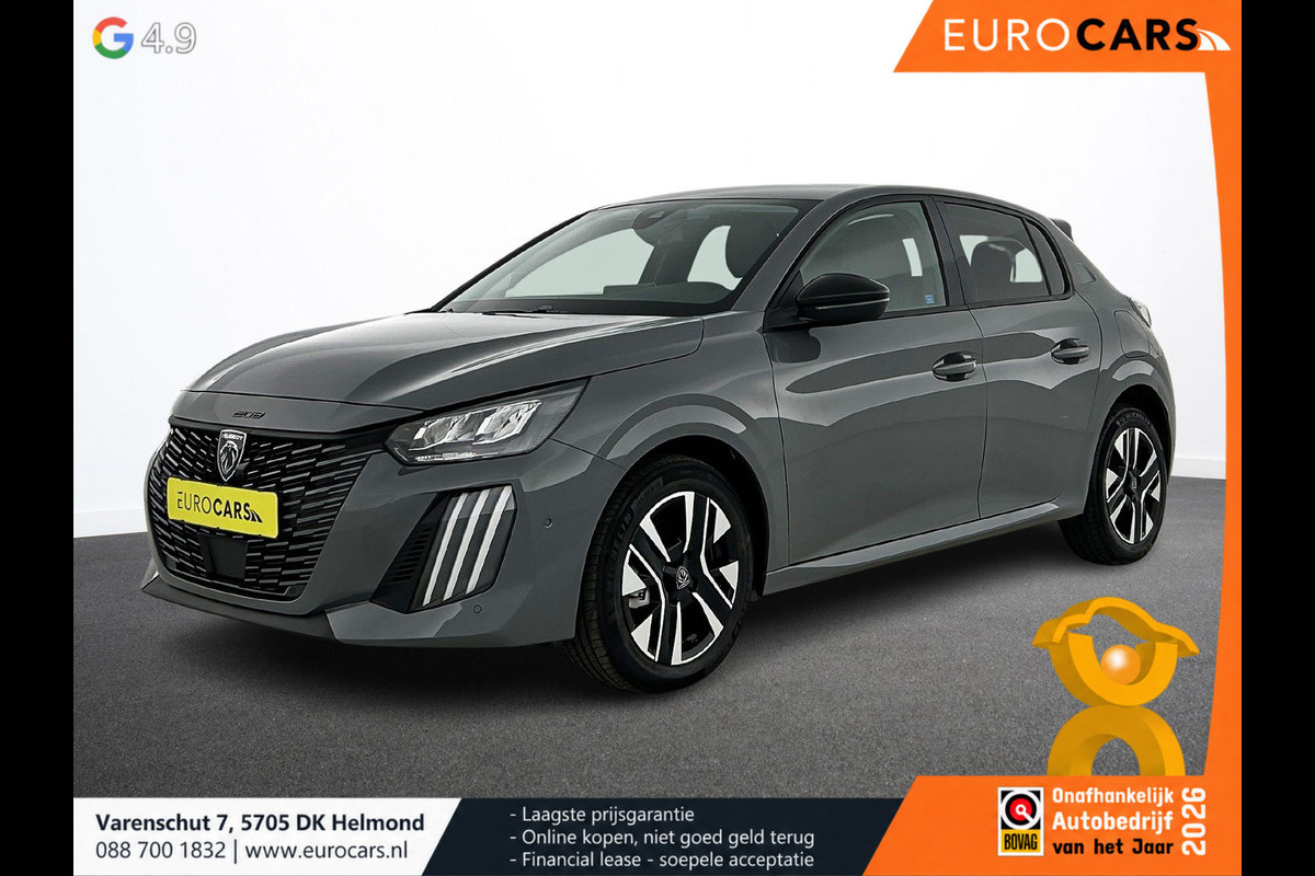 Peugeot 208 1.2 Hybrid 100PK e-DCS Aut. Allure DEMO! Navigatie Apple Carplay/Android Auto Airco Camera Parkeer sensoren Cruise Control Led Lichtmetalen Velgen