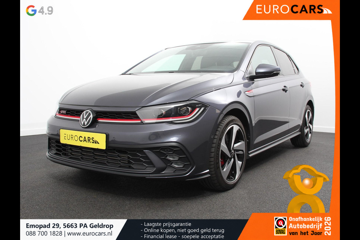 Volkswagen Polo 2.0 TSI GTI 207pk Automaat Digitale Cockpit Navigatie Appel Carplay/Android Auto Climate Control Extra getint Glas Stoelverwarming Dab Led Adaptive Cruise Control