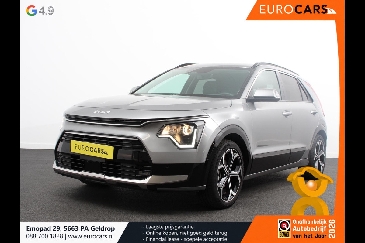 Kia Niro 1.6 GDi Hybrid DynamicLine Navigatie Apple Carplay Android Auto Camera Parkeersensoren Adaptive Cruise Control Dodehoekdetectie Climate Control Lichtmetalen velgen