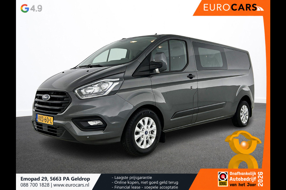 Ford Transit Custom 300 2.0 TDCI Automaat L2H1 Trend Dubbele Cabine Airco Navigatie Cruisecontrol Camera PDCVA Trekhaak