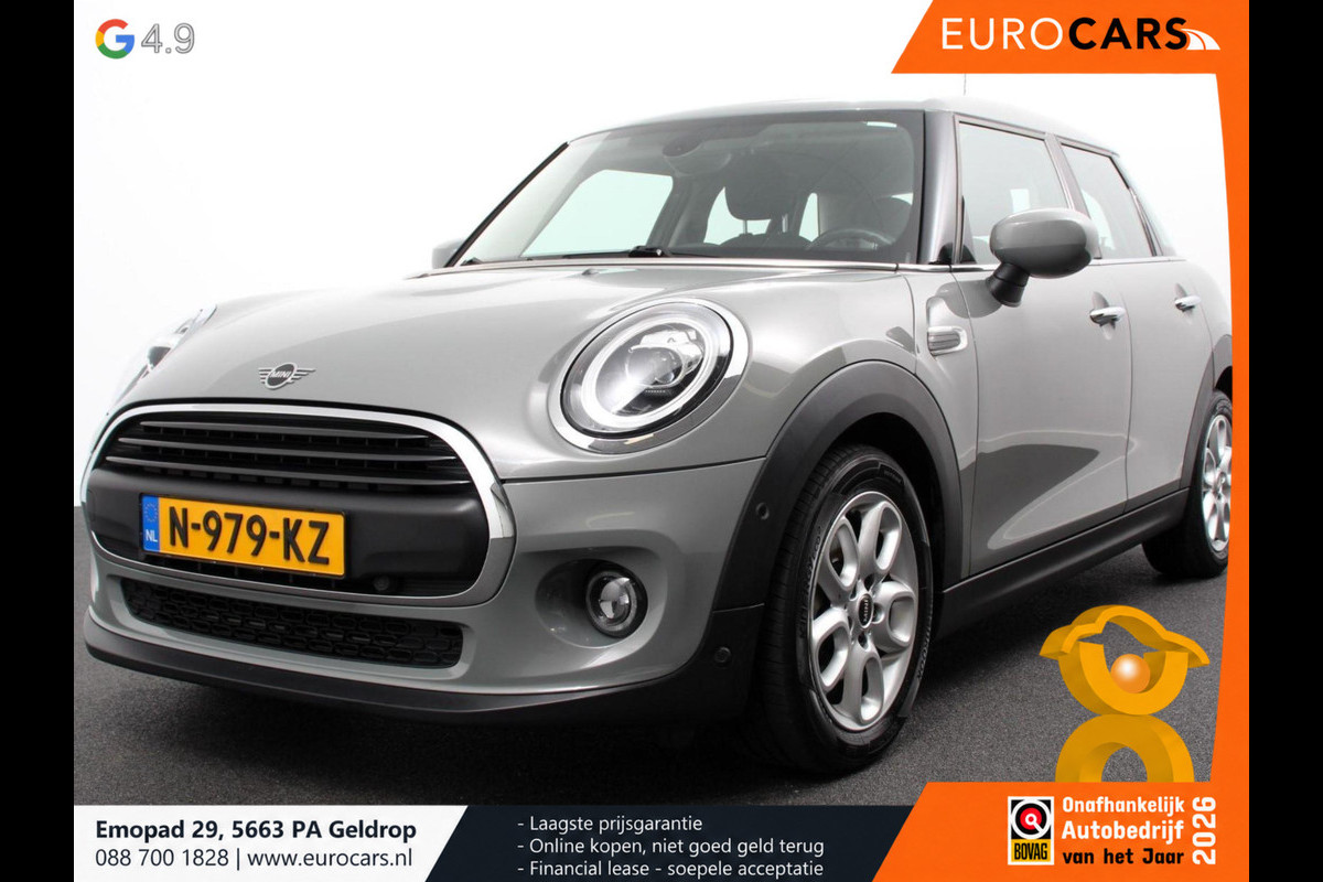MINI One 1.5 Automaat One Pepper Matrix Led koplampen Climate Control Parkeersensoren Cruise Control Adaptive Stoelverwarming Union Jack lampen Camera
