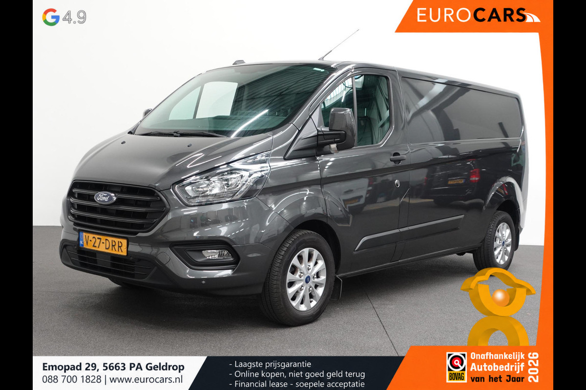 Ford Transit Custom 300 2.0 TDCI 130pk L2H1 Trend Automaat Airco Navigatie Cruisecontrol Camera Parkeersensoren Trekhaak Betimmering