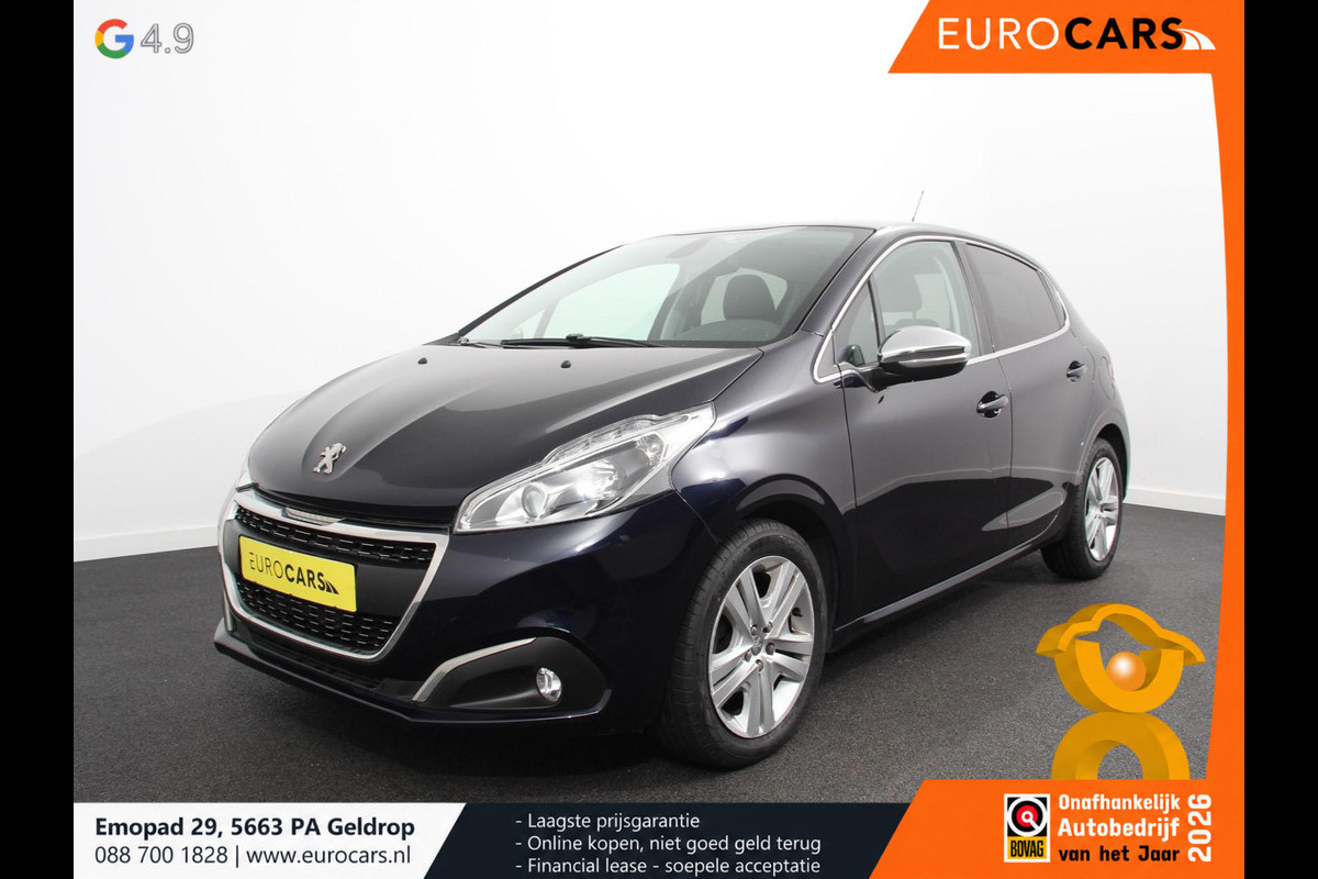 Peugeot 208 1.2 PureTech 110pk Automaat Allure Cruise control Parkeersensoren achter LED Navigatie Climate Control Extra Getint glas Lichtmetalen Velgen