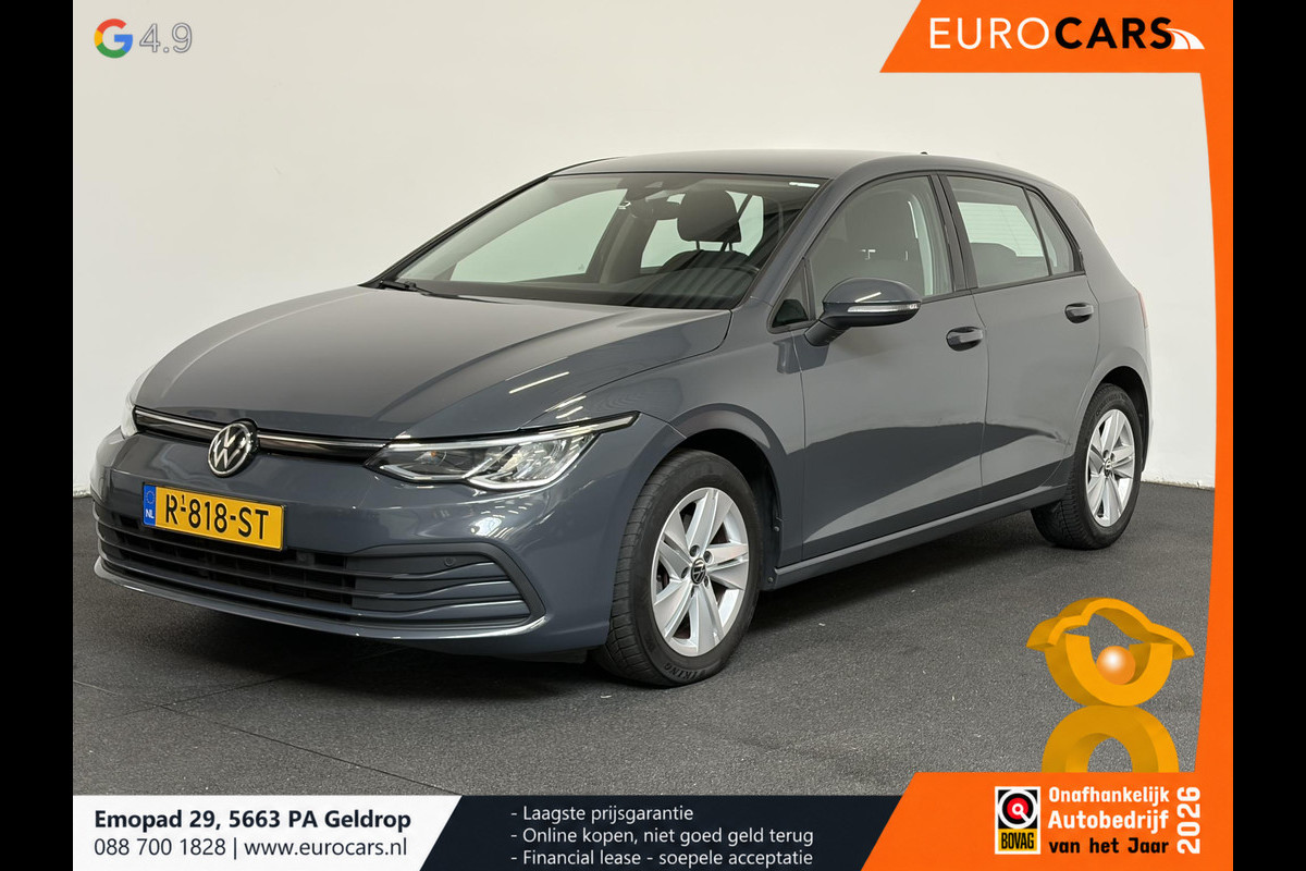 Volkswagen Golf 1.0 eTSI 110pk Automaat Life Climate control LED Lane Assist App Connect Cruise Control Climatronic Lichtmetalen Velgen Velgen Winterpakket