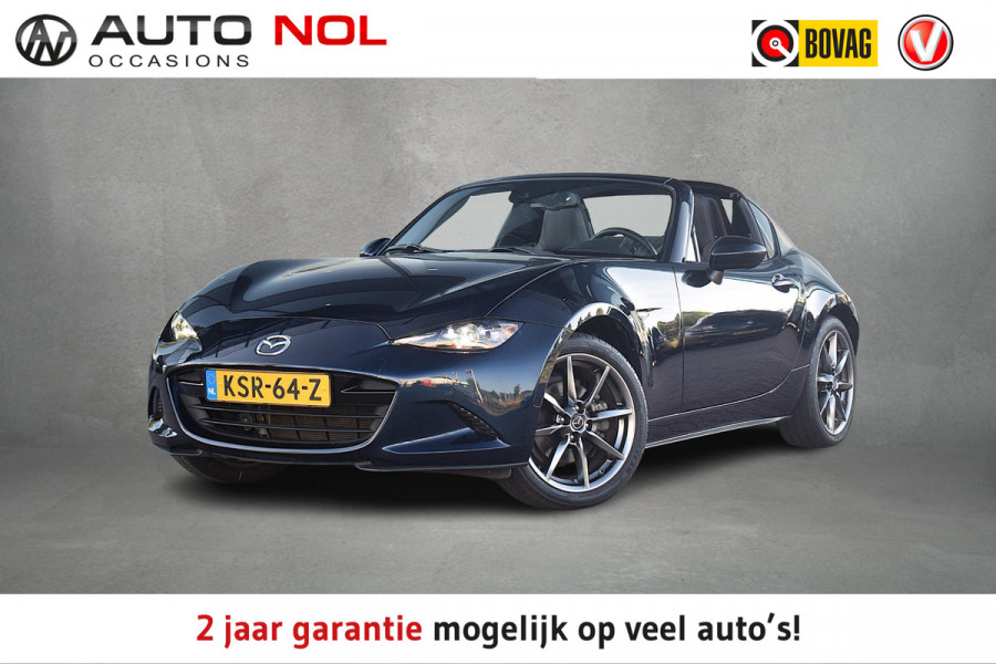 Mazda MX-5 RF 2.0 SkyActiv-G 184 Exclusive-Line | Hardtop | 184pk | Bose | Leer | Stoelverwarming