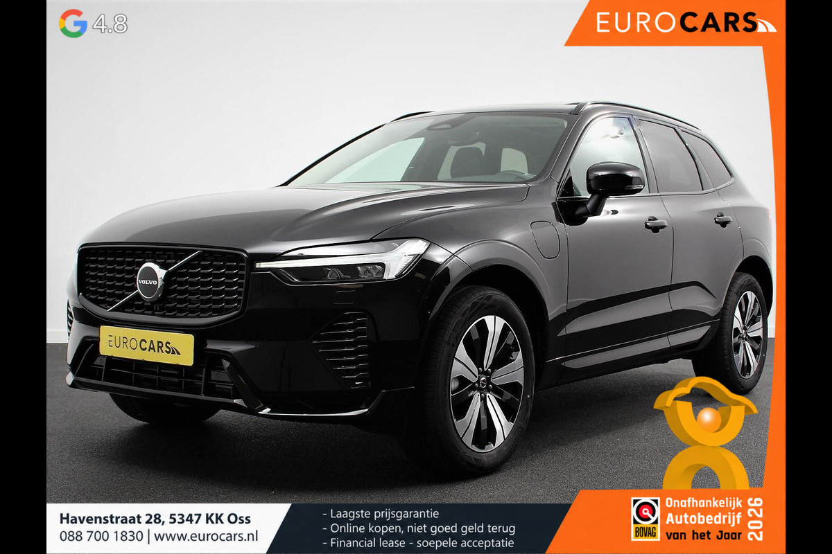Volvo XC60 2.0 T6 398pk Plug-in hybrid AWD Plus Dark Leder Navigatie Google Harman Kardon Panorama dak Lichtmetalen Velgen 19" Dab Stoelverwarming Camera Led