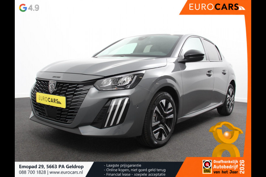 Peugeot 208 1.2 Hybrid 100PK Automaat Allure DEMO! Navigatie Apple Carplay/Android Auto Airco Camera Parkeer sensoren Cruise Control Led Lichtmetalen Velgen