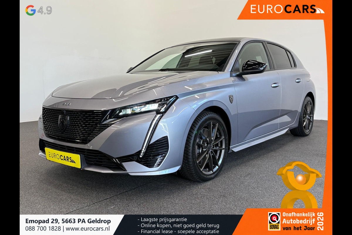 Peugeot 308 1.6 Plug-in Hybrid 180 GT Panoramadak Navigatie Apple Carplay Android Auto Camera Parkeersensoren Adaptive Cruise Control Full LED 18" LM Velgen Ambiente verlichting