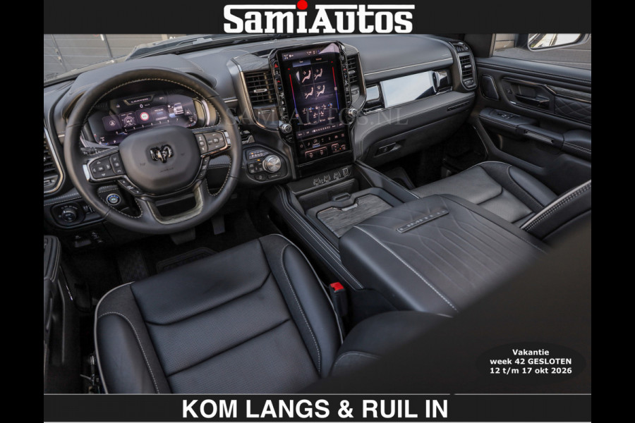 Dodge Ram Limited 540 PK | €84950,- excl De Meest Luxe en Volle Pick-Up in zijn Klasse | Massage + Full Option | Comfortabele Dubbele Cabine met Royale 5 Zitplaatsen | BPM vrij | Nu Leverbaar uit Voorraad | Voorraad Nr 2334 - 5409 | De specialist in Amerikaanse pick‑ups in Nederland en Europa.