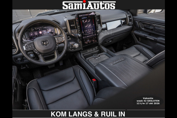 Dodge Ram Limited 540 PK | €84950,- excl De Meest Luxe en Volle Pick-Up in zijn Klasse | Massage + Full Option | Comfortabele Dubbele Cabine met Royale 5 Zitplaatsen | BPM vrij | Nu Leverbaar uit Voorraad | Voorraad Nr 2334 - 5409 | De specialist in Amerikaanse pick‑ups in Nederland en Europa.