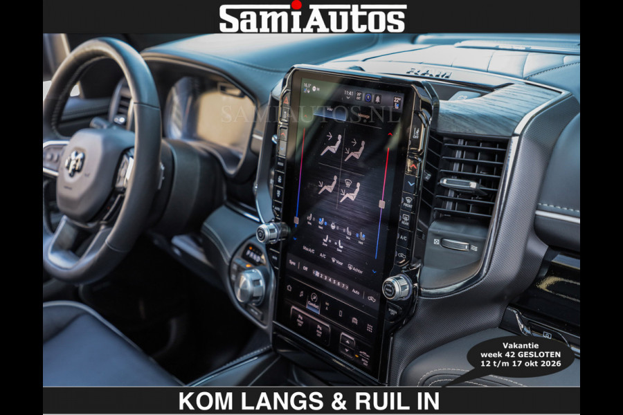 Dodge Ram Limited 540 PK | €84950,- excl De Meest Luxe en Volle Pick-Up in zijn Klasse | Massage + Full Option | Comfortabele Dubbele Cabine met Royale 5 Zitplaatsen | BPM vrij | Nu Leverbaar uit Voorraad | Voorraad Nr 2334 - 5409 | De specialist in Amerikaanse pick‑ups in Nederland en Europa.