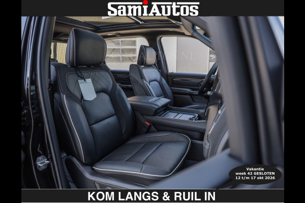 Dodge Ram Limited 540 PK | €84950,- excl De Meest Luxe en Volle Pick-Up in zijn Klasse | Massage + Full Option | Comfortabele Dubbele Cabine met Royale 5 Zitplaatsen | BPM vrij | Nu Leverbaar uit Voorraad | Voorraad Nr 2334 - 5409 | De specialist in Amerikaanse pick‑ups in Nederland en Europa.