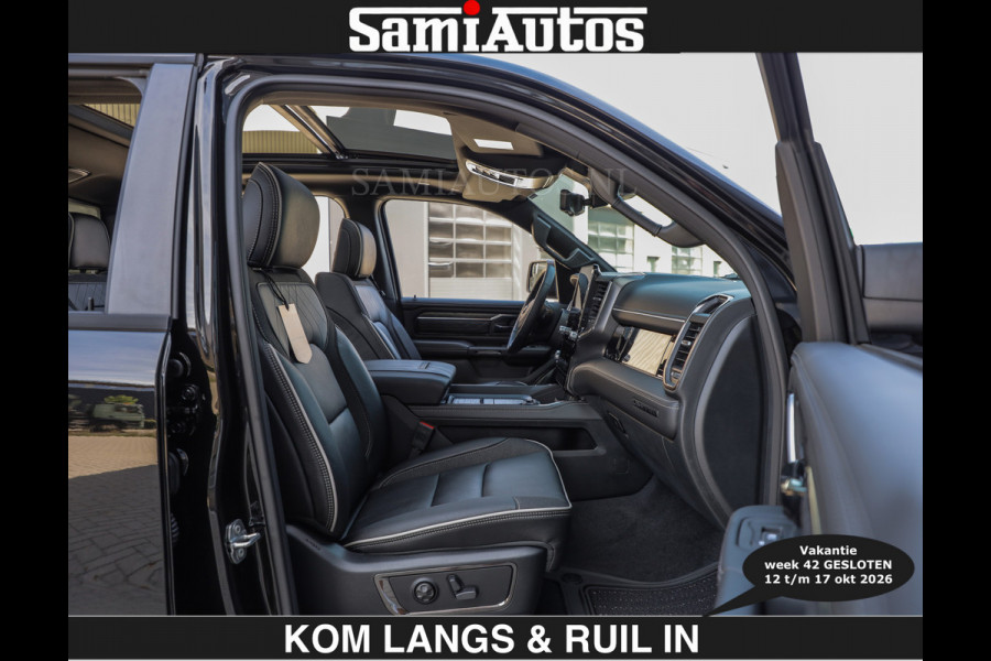 Dodge Ram Limited 540 PK | €84950,- excl De Meest Luxe en Volle Pick-Up in zijn Klasse | Massage + Full Option | Comfortabele Dubbele Cabine met Royale 5 Zitplaatsen | BPM vrij | Nu Leverbaar uit Voorraad | Voorraad Nr 2334 - 5409 | De specialist in Amerikaanse pick‑ups in Nederland en Europa.