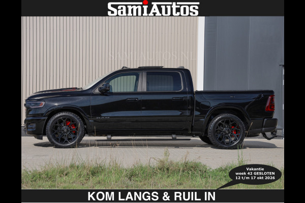 Dodge Ram Limited 540 PK | €84950,- excl De Meest Luxe en Volle Pick-Up in zijn Klasse | Massage + Full Option | Comfortabele Dubbele Cabine met Royale 5 Zitplaatsen | BPM vrij | Nu Leverbaar uit Voorraad | Voorraad Nr 2334 - 5409 | De specialist in Amerikaanse pick‑ups in Nederland en Europa.