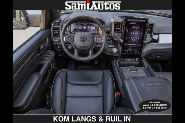 Dodge Ram Limited 540 PK | €84950,- excl De Meest Luxe en Volle Pick-Up in zijn Klasse | Massage + Full Option | Comfortabele Dubbele Cabine met Royale 5 Zitplaatsen | BPM vrij | Nu Leverbaar uit Voorraad | Voorraad Nr 2334 - 5409 | De specialist in Amerikaanse pick‑ups in Nederland en Europa.