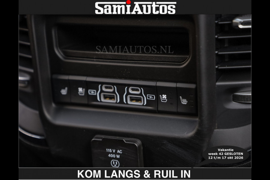 Dodge Ram Limited 540 PK | €84950,- excl De Meest Luxe en Volle Pick-Up in zijn Klasse | Massage + Full Option | Comfortabele Dubbele Cabine met Royale 5 Zitplaatsen | BPM vrij | Nu Leverbaar uit Voorraad | Voorraad Nr 2334 - 5409 | De specialist in Amerikaanse pick‑ups in Nederland en Europa.