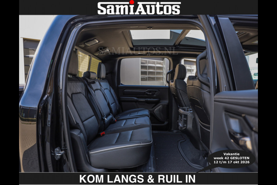 Dodge Ram Limited 540 PK | €84950,- excl De Meest Luxe en Volle Pick-Up in zijn Klasse | Massage + Full Option | Comfortabele Dubbele Cabine met Royale 5 Zitplaatsen | BPM vrij | Nu Leverbaar uit Voorraad | Voorraad Nr 2334 - 5409 | De specialist in Amerikaanse pick‑ups in Nederland en Europa.