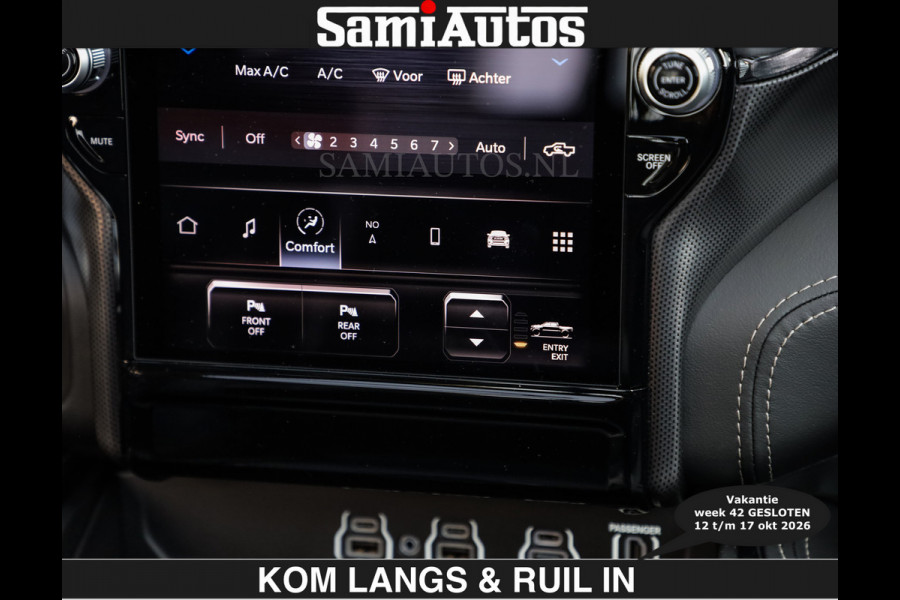 Dodge Ram Limited 540 PK | €84950,- excl De Meest Luxe en Volle Pick-Up in zijn Klasse | Massage + Full Option | Comfortabele Dubbele Cabine met Royale 5 Zitplaatsen | BPM vrij | Nu Leverbaar uit Voorraad | Voorraad Nr 2334 - 5409 | De specialist in Amerikaanse pick‑ups in Nederland en Europa.