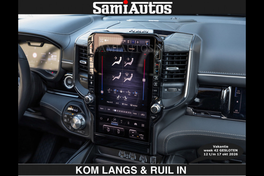 Dodge Ram Limited 540 PK | €84950,- excl De Meest Luxe en Volle Pick-Up in zijn Klasse | Massage + Full Option | Comfortabele Dubbele Cabine met Royale 5 Zitplaatsen | BPM vrij | Nu Leverbaar uit Voorraad | Voorraad Nr 2334 - 5409 | De specialist in Amerikaanse pick‑ups in Nederland en Europa.