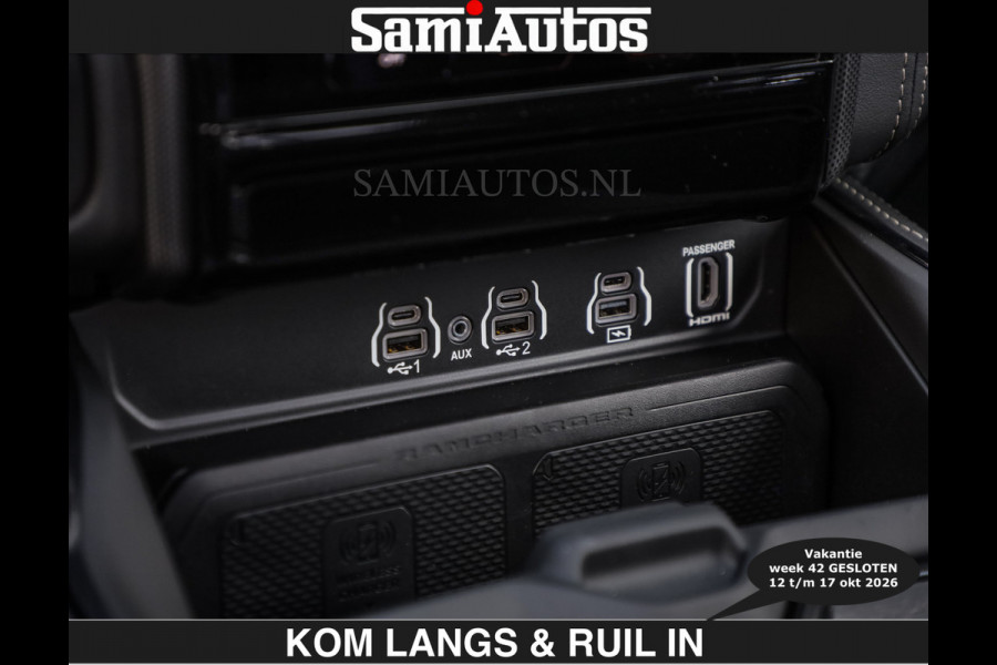 Dodge Ram Limited 540 PK | €84950,- excl De Meest Luxe en Volle Pick-Up in zijn Klasse | Massage + Full Option | Comfortabele Dubbele Cabine met Royale 5 Zitplaatsen | BPM vrij | Nu Leverbaar uit Voorraad | Voorraad Nr 2334 - 5409 | De specialist in Amerikaanse pick‑ups in Nederland en Europa.