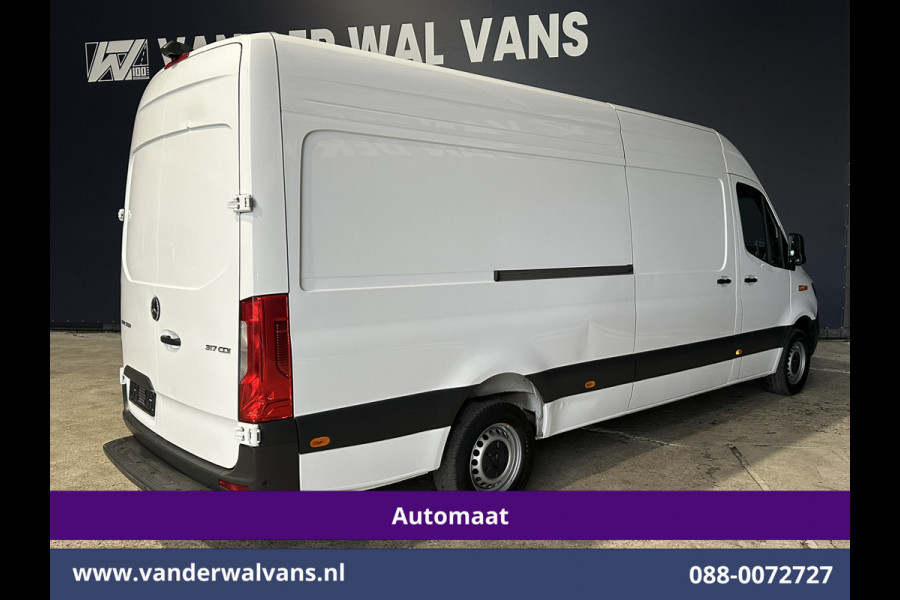 Mercedes-Benz Sprinter 317 CDI 170pk 9G-Tronic Automaat L3H2 Euro6 Airco | Camera | Navigatie | Cruisecontrol | LED Stoelverwarming, Parkeersensoren, Bijrijdersbank