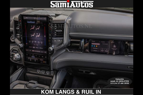 Dodge Ram Limited 540 PK | HUD | €84950,- excl | LUCHTVERING | MASSAGE | PASSAGIERSSCHERM | De Meest Luxe en Volle Pick-Up in zijn Klasse  Comfortabele Dubbele Cabine met Royale 5 Zitplaatsen | Voorraadnummer: 2370 - 5411 | De specialist in Amerikaanse pick‑ups in Nederland en Europa.