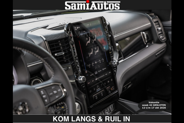 Dodge Ram Limited 540 PK | HUD | €84950,- excl | LUCHTVERING | MASSAGE | PASSAGIERSSCHERM | De Meest Luxe en Volle Pick-Up in zijn Klasse  Comfortabele Dubbele Cabine met Royale 5 Zitplaatsen | Voorraadnummer: 2370 - 5411 | De specialist in Amerikaanse pick‑ups in Nederland en Europa.