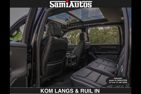 Dodge Ram Limited 540 PK | HUD | €84950,- excl | LUCHTVERING | MASSAGE | PASSAGIERSSCHERM | De Meest Luxe en Volle Pick-Up in zijn Klasse  Comfortabele Dubbele Cabine met Royale 5 Zitplaatsen | Voorraadnummer: 2370 - 5411 | De specialist in Amerikaanse pick‑ups in Nederland en Europa.