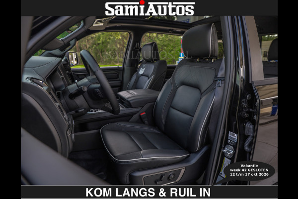 Dodge Ram Limited 540 PK | HUD | €84950,- excl | LUCHTVERING | MASSAGE | PASSAGIERSSCHERM | De Meest Luxe en Volle Pick-Up in zijn Klasse  Comfortabele Dubbele Cabine met Royale 5 Zitplaatsen | Voorraadnummer: 2370 - 5411 | De specialist in Amerikaanse pick‑ups in Nederland en Europa.