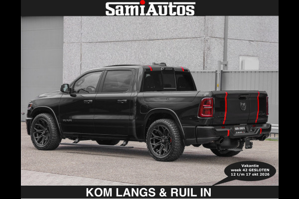 Dodge Ram Limited 540 PK | HUD | €84950,- excl | LUCHTVERING | MASSAGE | PASSAGIERSSCHERM | De Meest Luxe en Volle Pick-Up in zijn Klasse  Comfortabele Dubbele Cabine met Royale 5 Zitplaatsen | Voorraadnummer: 2370 - 5411 | De specialist in Amerikaanse pick‑ups in Nederland en Europa.