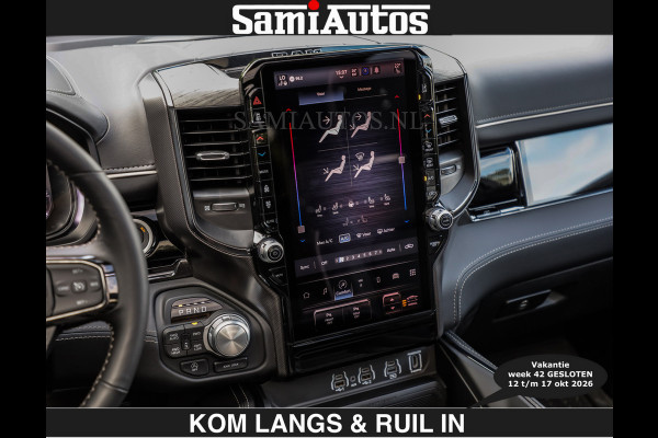 Dodge Ram Limited 540 PK | HUD | €84950,- excl | LUCHTVERING | MASSAGE | PASSAGIERSSCHERM | De Meest Luxe en Volle Pick-Up in zijn Klasse  Comfortabele Dubbele Cabine met Royale 5 Zitplaatsen | Voorraadnummer: 2370 - 5411 | De specialist in Amerikaanse pick‑ups in Nederland en Europa.