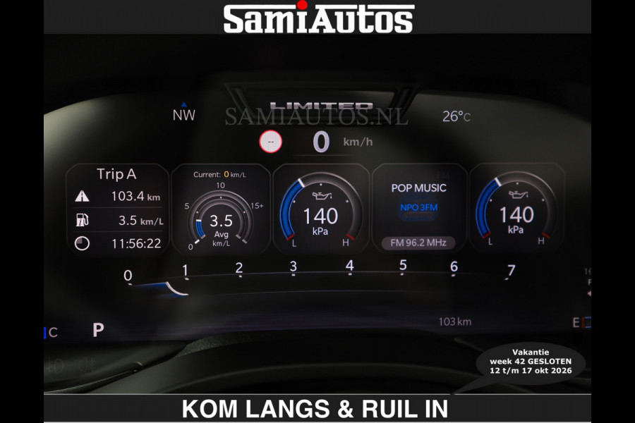Dodge Ram Limited 540 PK | HUD | €84950,- excl | LUCHTVERING | MASSAGE | PASSAGIERSSCHERM | De Meest Luxe en Volle Pick-Up in zijn Klasse  Comfortabele Dubbele Cabine met Royale 5 Zitplaatsen | Voorraadnummer: 2370 - 5411 | De specialist in Amerikaanse pick‑ups in Nederland en Europa.