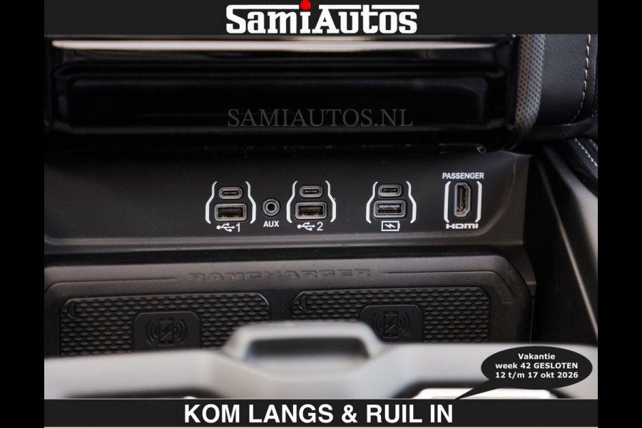 Dodge Ram Limited 540 PK | HUD | €84950,- excl | LUCHTVERING | MASSAGE | PASSAGIERSSCHERM | De Meest Luxe en Volle Pick-Up in zijn Klasse  Comfortabele Dubbele Cabine met Royale 5 Zitplaatsen | Voorraadnummer: 2370 - 5411 | De specialist in Amerikaanse pick‑ups in Nederland en Europa.