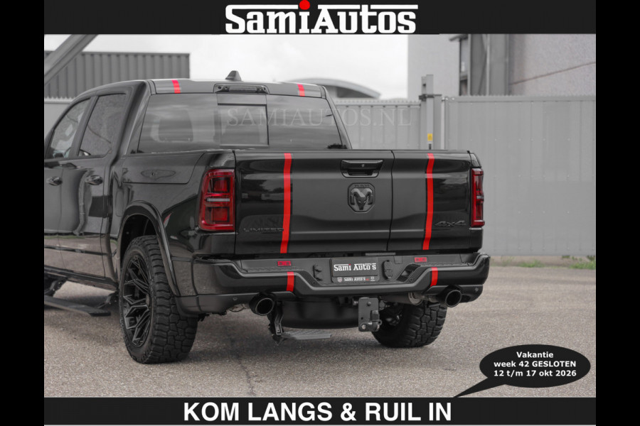 Dodge Ram Limited 540 PK | HUD | €84950,- excl | LUCHTVERING | MASSAGE | PASSAGIERSSCHERM | De Meest Luxe en Volle Pick-Up in zijn Klasse  Comfortabele Dubbele Cabine met Royale 5 Zitplaatsen | Voorraadnummer: 2370 - 5411 | De specialist in Amerikaanse pick‑ups in Nederland en Europa.