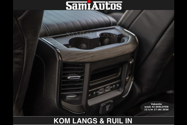 Dodge Ram Limited 540 PK | HUD | €84950,- excl | LUCHTVERING | MASSAGE | PASSAGIERSSCHERM | De Meest Luxe en Volle Pick-Up in zijn Klasse  Comfortabele Dubbele Cabine met Royale 5 Zitplaatsen | Voorraadnummer: 2370 - 5411 | De specialist in Amerikaanse pick‑ups in Nederland en Europa.