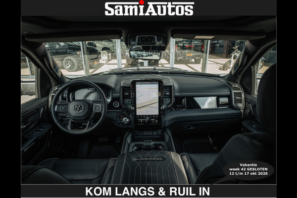 Dodge Ram HULK PACKAGE | Limited Night H.O 540HP €84950,- excl | Massage + Full Option | De Meest Luxe en Volle Pick-Up in zijn Klasse | H Comfortabele Dubbele Cabine met Royale 5 Zitplaatsen | BPM vrij | Nu Leverbaar uit Voorraad | Voorraad Nr 2353 - 5412 | De specialist in Amerikaanse pick‑ups in Nederland en Europa.
