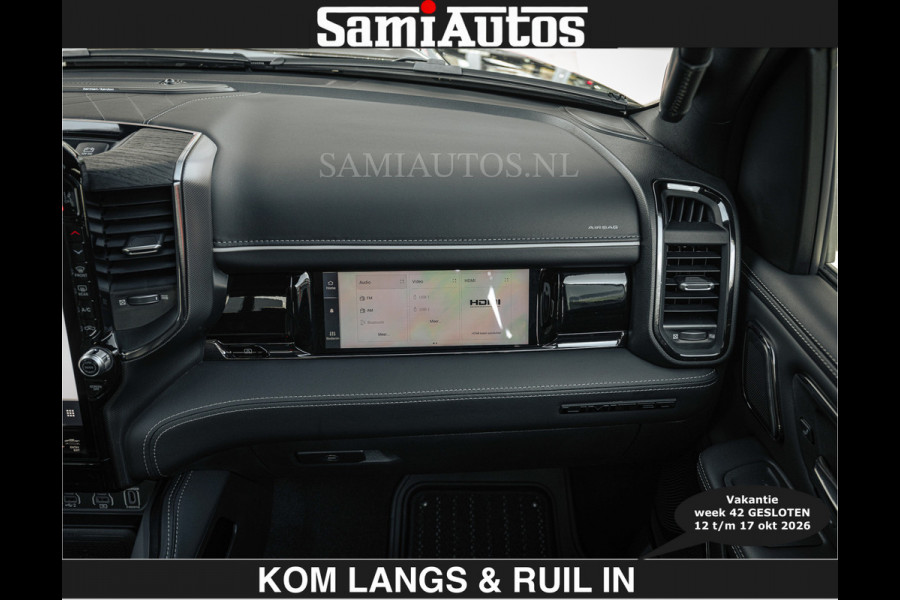 Dodge Ram HULK PACKAGE | Limited Night H.O 540HP €84950,- excl | Massage + Full Option | De Meest Luxe en Volle Pick-Up in zijn Klasse | H Comfortabele Dubbele Cabine met Royale 5 Zitplaatsen | BPM vrij | Nu Leverbaar uit Voorraad | Voorraad Nr 2353 - 5412 | De specialist in Amerikaanse pick‑ups in Nederland en Europa.