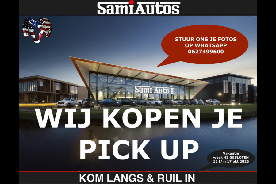 Dodge Ram HULK PACKAGE | Limited Night H.O 540HP €84950,- excl | Massage + Full Option | De Meest Luxe en Volle Pick-Up in zijn Klasse | H Comfortabele Dubbele Cabine met Royale 5 Zitplaatsen | BPM vrij | Nu Leverbaar uit Voorraad | Voorraad Nr 2353 - 5412 | De specialist in Amerikaanse pick‑ups in Nederland en Europa.