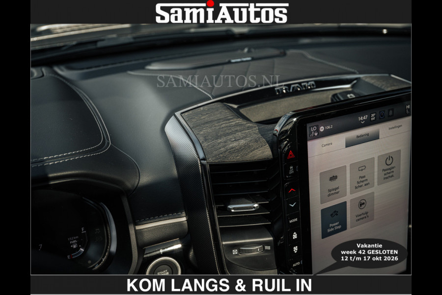 Dodge Ram HULK PACKAGE | Limited Night H.O 540HP €84950,- excl | Massage + Full Option | De Meest Luxe en Volle Pick-Up in zijn Klasse | H Comfortabele Dubbele Cabine met Royale 5 Zitplaatsen | BPM vrij | Nu Leverbaar uit Voorraad | Voorraad Nr 2353 - 5412 | De specialist in Amerikaanse pick‑ups in Nederland en Europa.