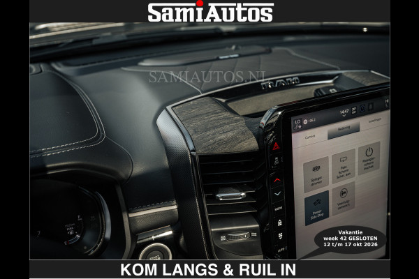 Dodge Ram HULK PACKAGE | Limited Night H.O 540HP €84950,- excl | Massage + Full Option | De Meest Luxe en Volle Pick-Up in zijn Klasse | H Comfortabele Dubbele Cabine met Royale 5 Zitplaatsen | BPM vrij | Nu Leverbaar uit Voorraad | Voorraad Nr 2353 - 5412 | De specialist in Amerikaanse pick‑ups in Nederland en Europa.