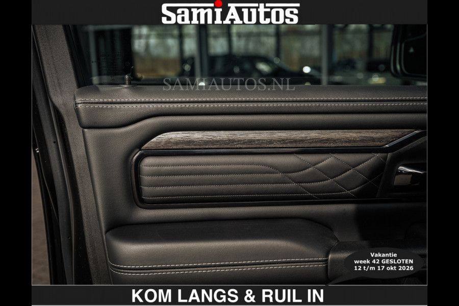 Dodge Ram HULK PACKAGE | Limited Night H.O 540HP €84950,- excl | Massage + Full Option | De Meest Luxe en Volle Pick-Up in zijn Klasse | H Comfortabele Dubbele Cabine met Royale 5 Zitplaatsen | BPM vrij | Nu Leverbaar uit Voorraad | Voorraad Nr 2353 - 5412 | De specialist in Amerikaanse pick‑ups in Nederland en Europa.