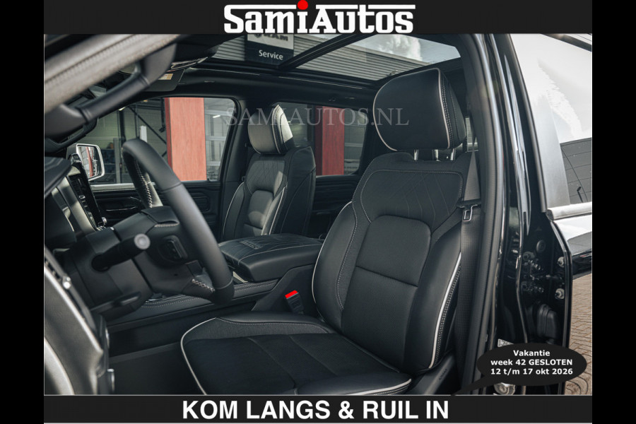 Dodge Ram HULK PACKAGE | Limited Night H.O 540HP €84950,- excl | Massage + Full Option | De Meest Luxe en Volle Pick-Up in zijn Klasse | H Comfortabele Dubbele Cabine met Royale 5 Zitplaatsen | BPM vrij | Nu Leverbaar uit Voorraad | Voorraad Nr 2353 - 5412 | De specialist in Amerikaanse pick‑ups in Nederland en Europa.